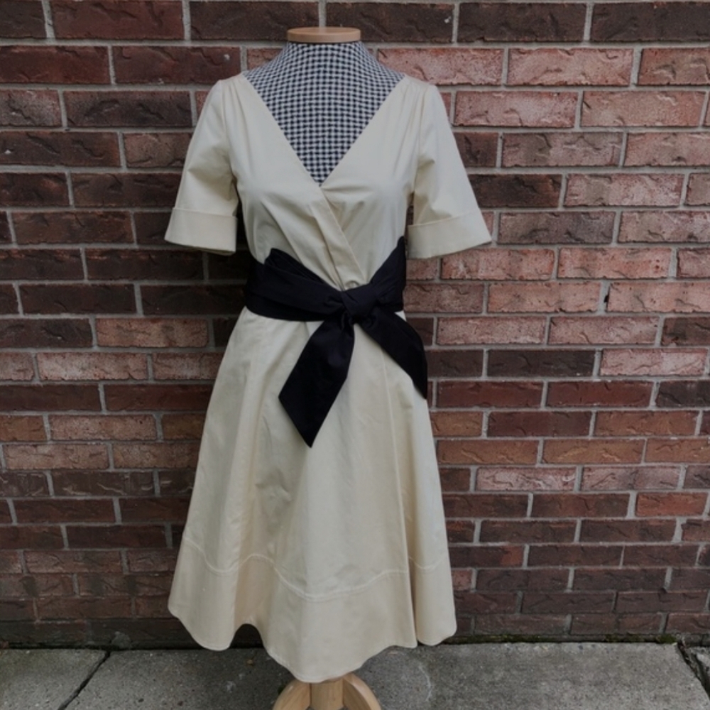 Kate Spade Bow Wrap Style Dress, Sz 4